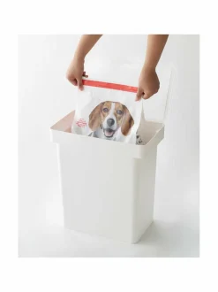 Säilytys<Yamazaki Tower-lemmikinruokalaatikko 25 l WHITE