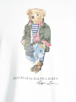 Paidat<Polo Ralph Lauren T-paita CR24 WHITE EXPLORER BEAR