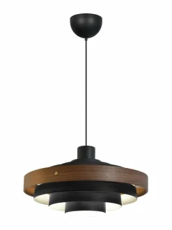 Kattovalaisimet<Design by Grönlund Tradition-kattovalaisin BLACK / WALNUT