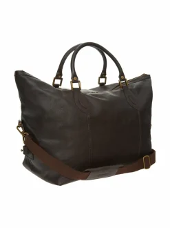 Laukut<Barbour Travel Explorer Medium -nahkalaukku BR91 CHOCOLATE