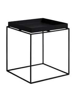 Pöydät<HAY Tray-pöytä 40 x 40 x 40 cm MUSTA