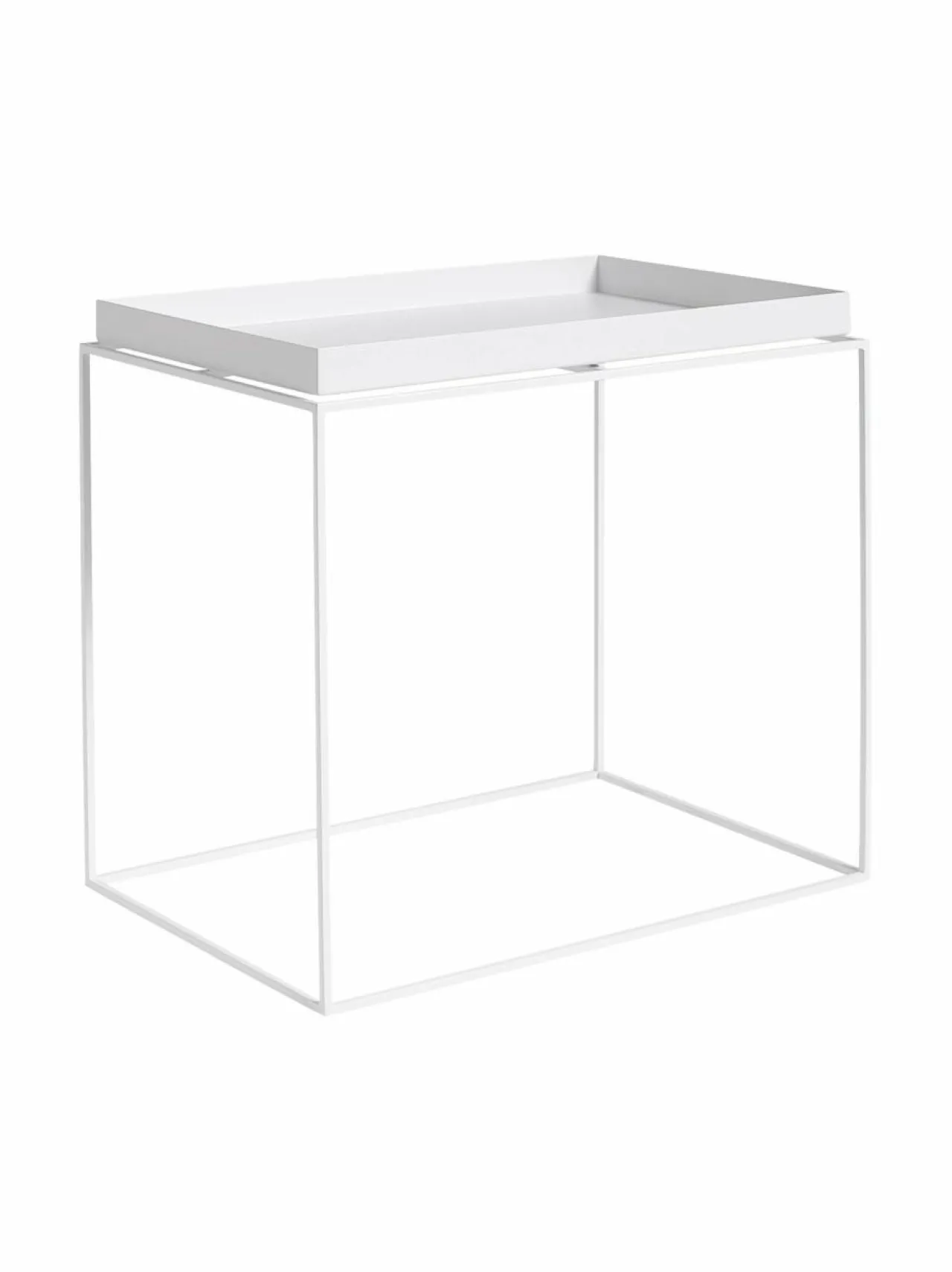 Pöydät<HAY Tray-pöytä 40 x 60 x 50 cm WHITE (VALKOINEN)