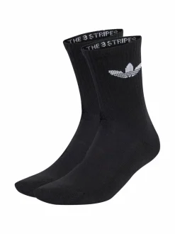 Urheiluasusteet|Urheiluasusteet<adidas Originals Trefoil Cushion Crew -sukat 3-pack IJ5613 BLACK
