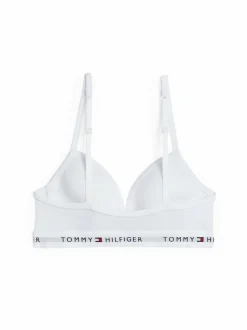 Alusvaatteet<Tommy Hilfiger Triangle Fixed Foam -rintaliivit YBR WHITE