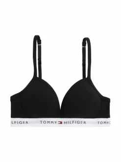 Alusvaatteet<Tommy Hilfiger Triangle Fixed Foam -rintaliivit BLACK