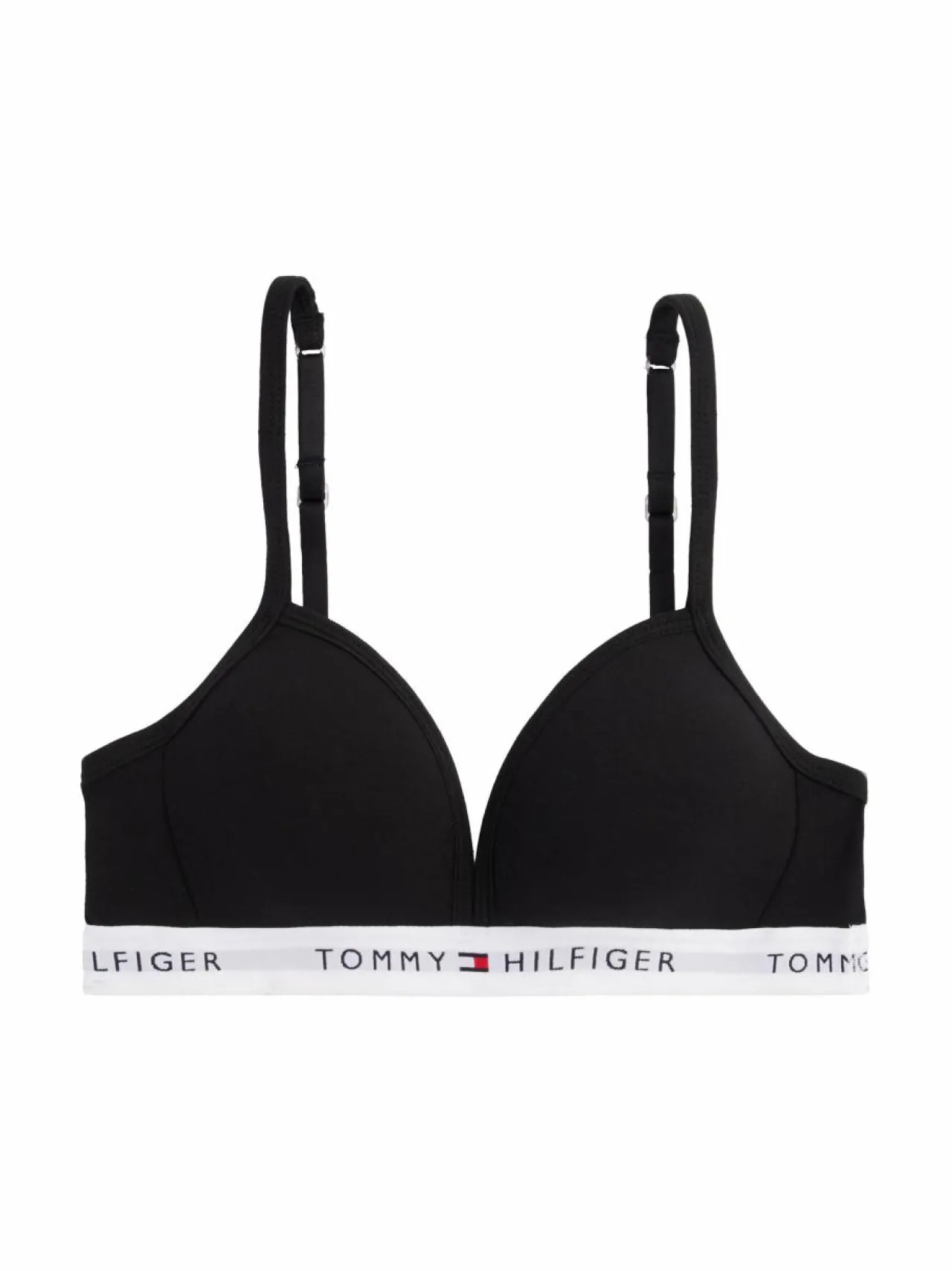 Alusvaatteet<Tommy Hilfiger Triangle Fixed Foam -rintaliivit BLACK