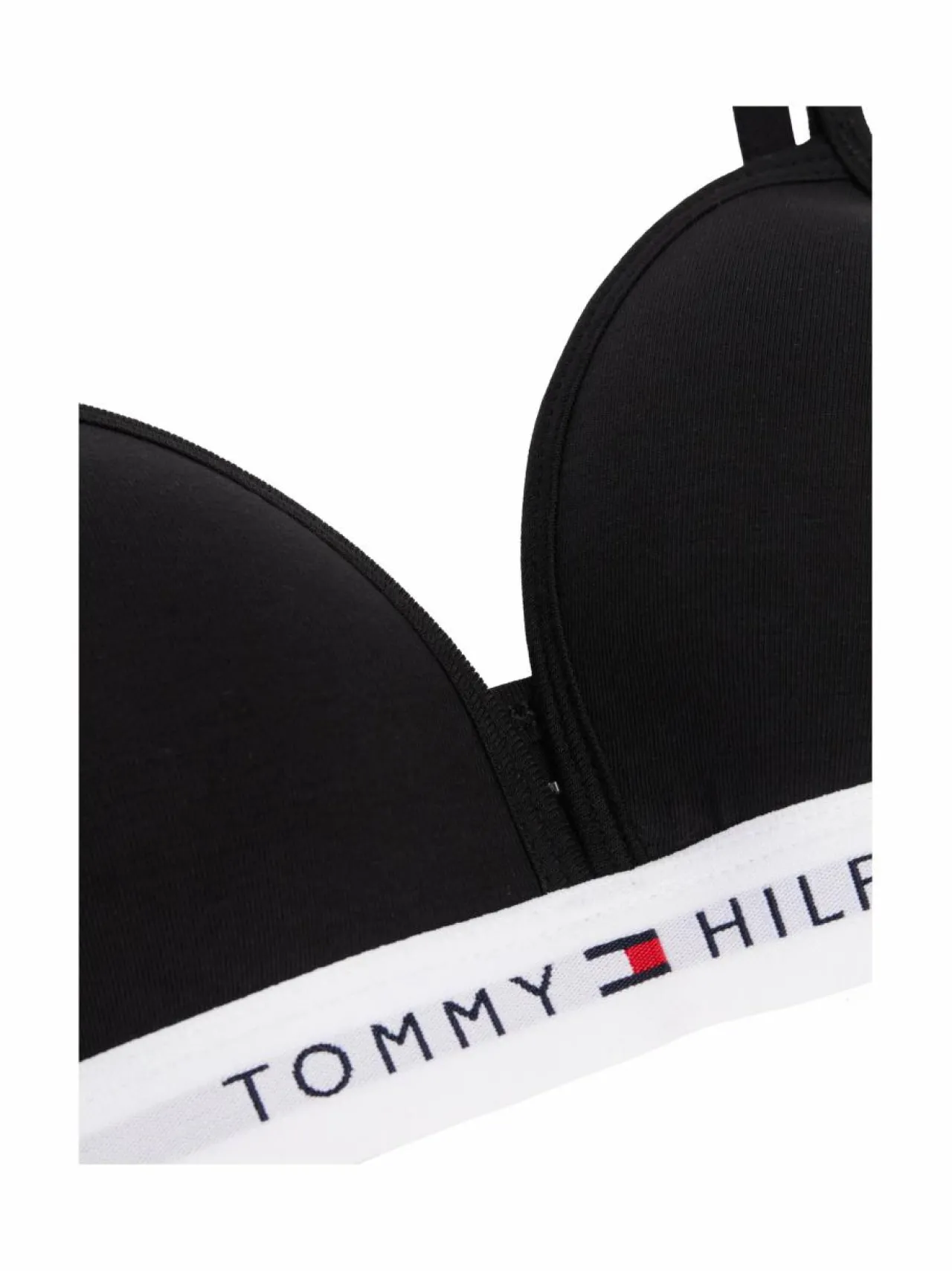 Alusvaatteet<Tommy Hilfiger Triangle Fixed Foam -rintaliivit BLACK
