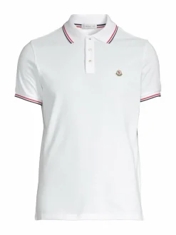Moncler Tricolour Trimmed -pikeepaita^ Paidat