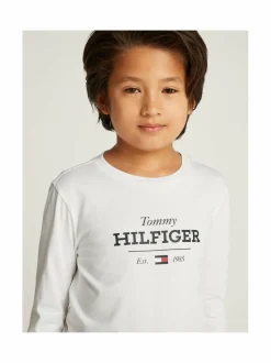 Pitkähihaiset Trikoopaidat|Pitkähihaiset Trikoopaidat<Tommy Hilfiger Trikoopaita YBR WHITE