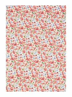 Huivit & Kaulaliinat<A+more Trishy-silkkihuivi 100 x100 cm WHITE/RED/BLUE COMB. 1