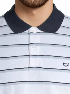 Paidat<Cap Horn Tristan-raidallinen pikeepaita WHITE COMBO