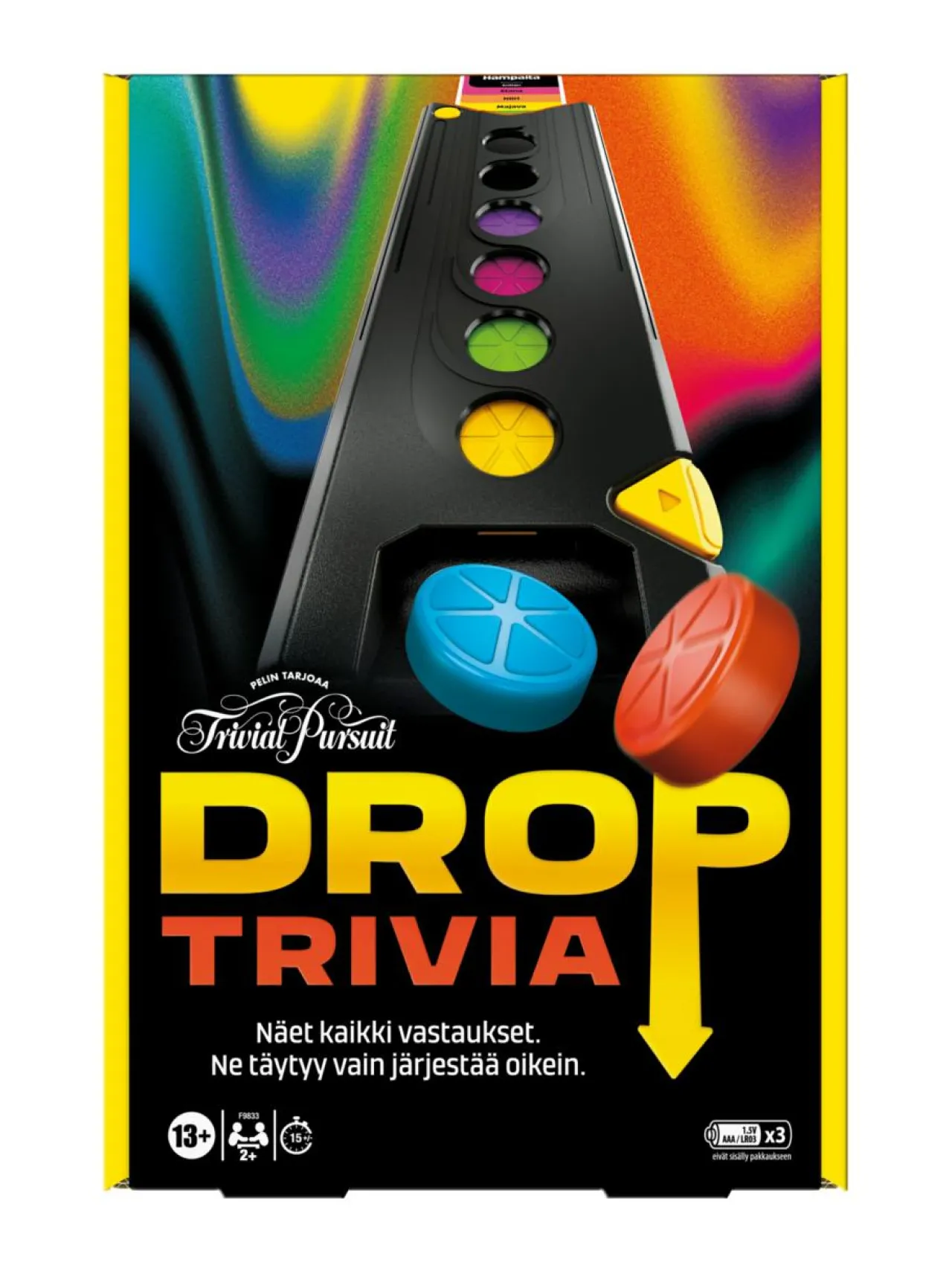 HASBRO GAMING TRIVIAL PURSUIT Drop Triviapeli (suomenkielinen)^ Pelit