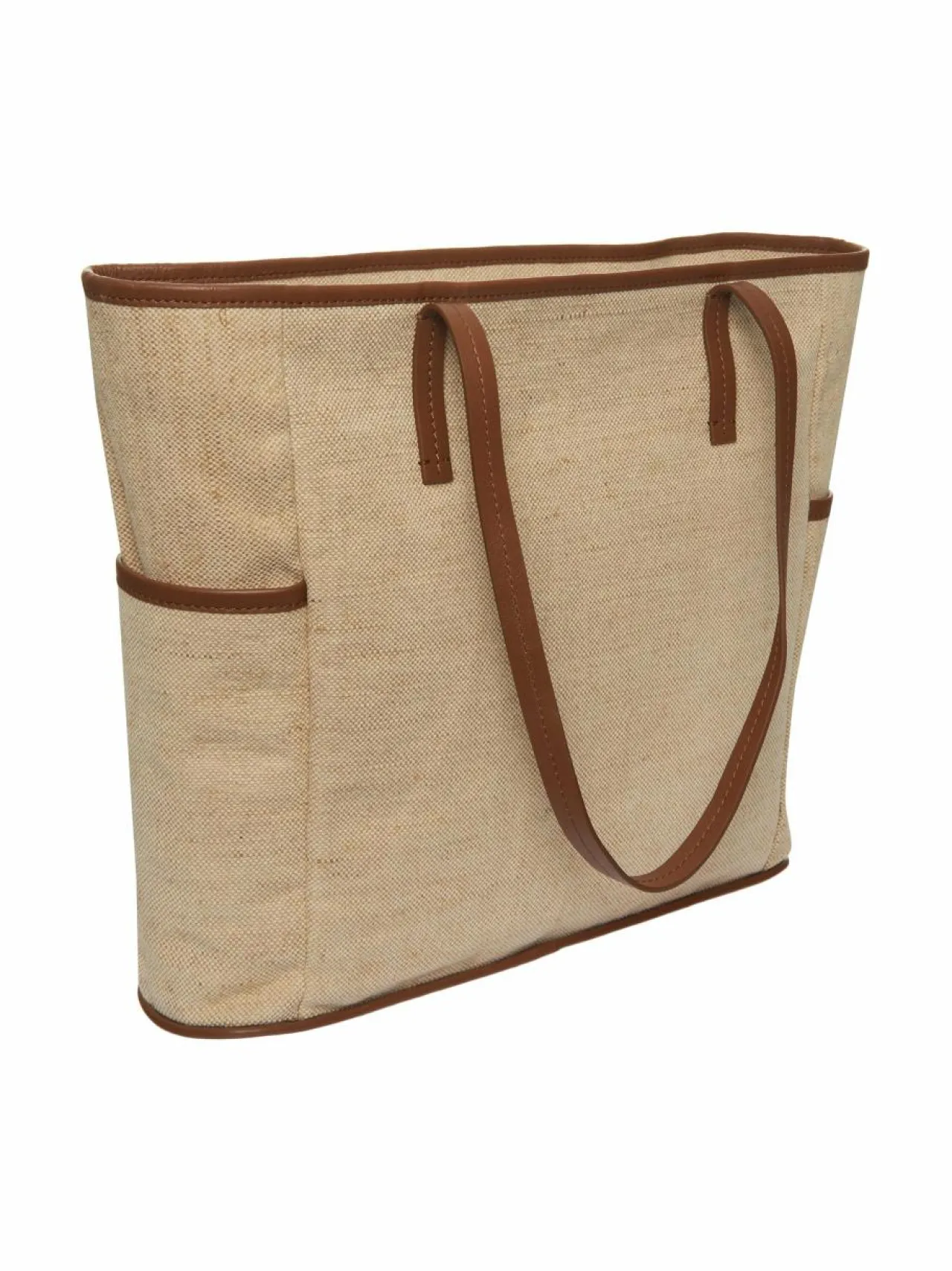 Olkalaukut<A+more Tru-kangaslaukku OFFWHITE/TAN