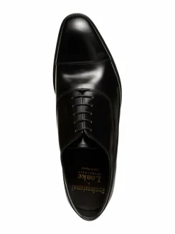 Kävelykengät & Loaferit<Loake Truman-nahkakengät B BLACK POLISHED