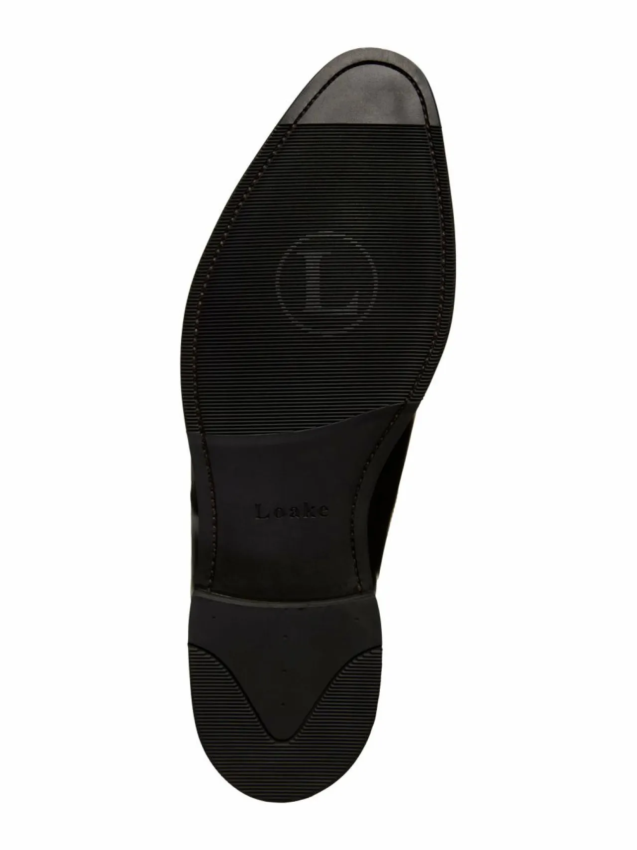 Kävelykengät & Loaferit<Loake Truman-nahkakengät B BLACK POLISHED