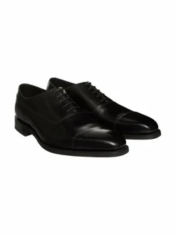Kävelykengät & Loaferit<Loake Truman-nahkakengät B BLACK POLISHED