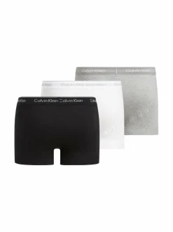 Alusasut<Calvin Klein Underwear Trunk-bokserialushousut 3-pack MP1 BLACK, GREY HEATHER, WHITE