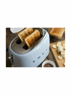 Smeg TSF01PBEU-leivänpaahdin, 2 viipaleelle^ Leivänpaahtimet