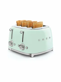 Leivänpaahtimet<Smeg TSF03PGEU-leivänpaahdin LIGHT GREEN