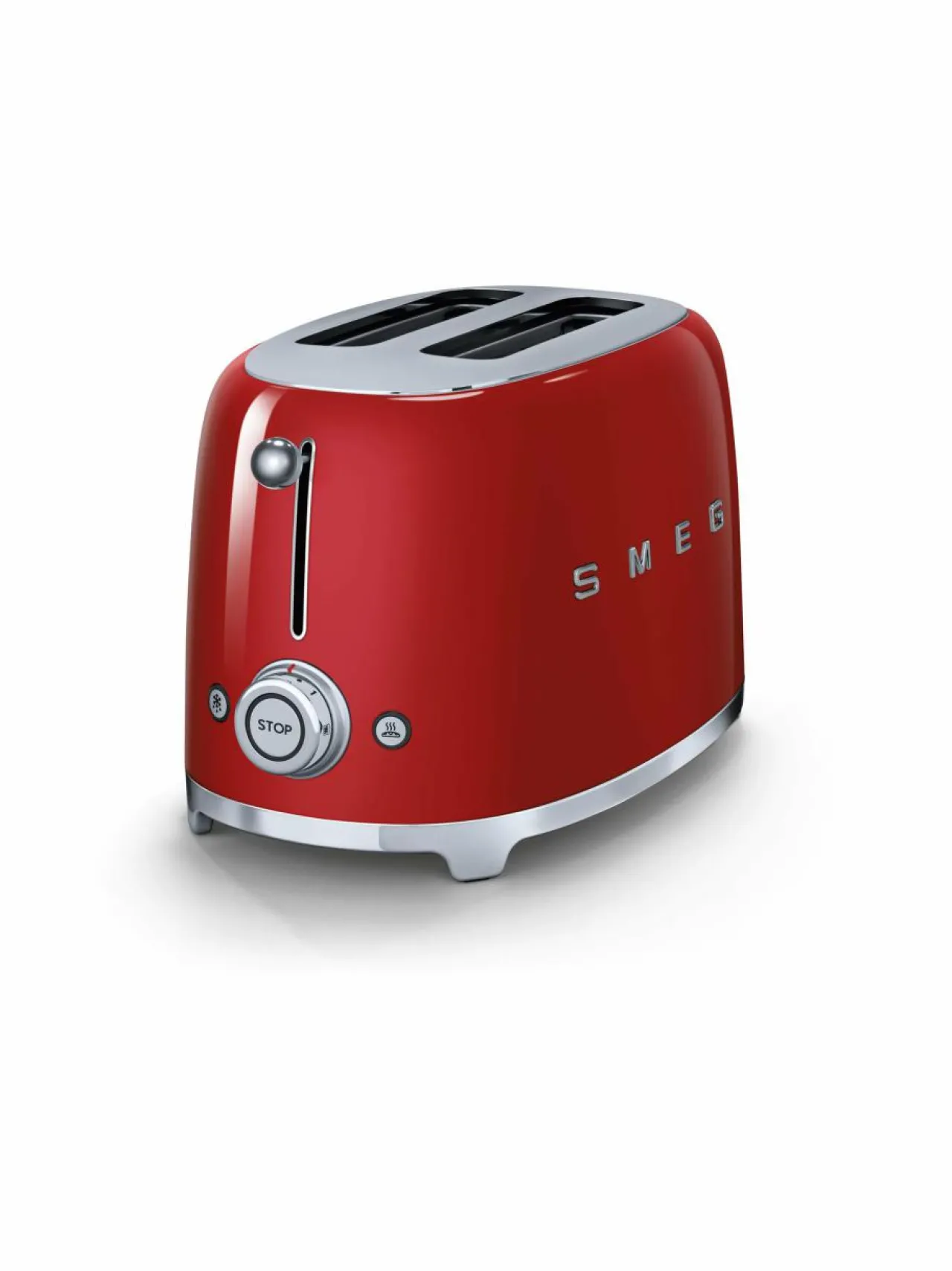 Leivänpaahtimet<Smeg TSF01RDEU-leivänpaahdin, 2 viipaleelle PUNAINEN