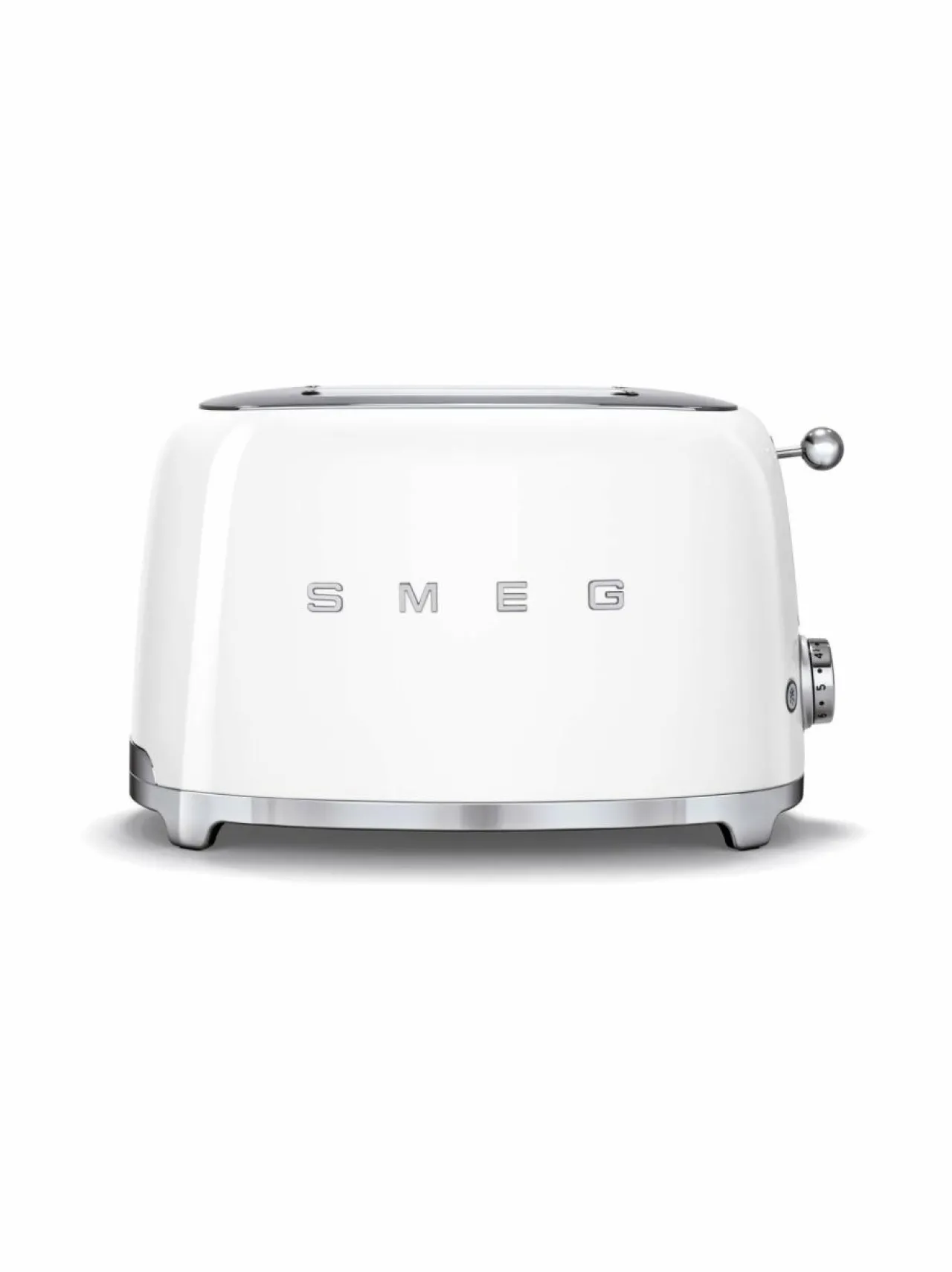 Leivänpaahtimet<Smeg TSF01WHEU-leivänpaahdin, 2 viipaleelle VALKOINEN
