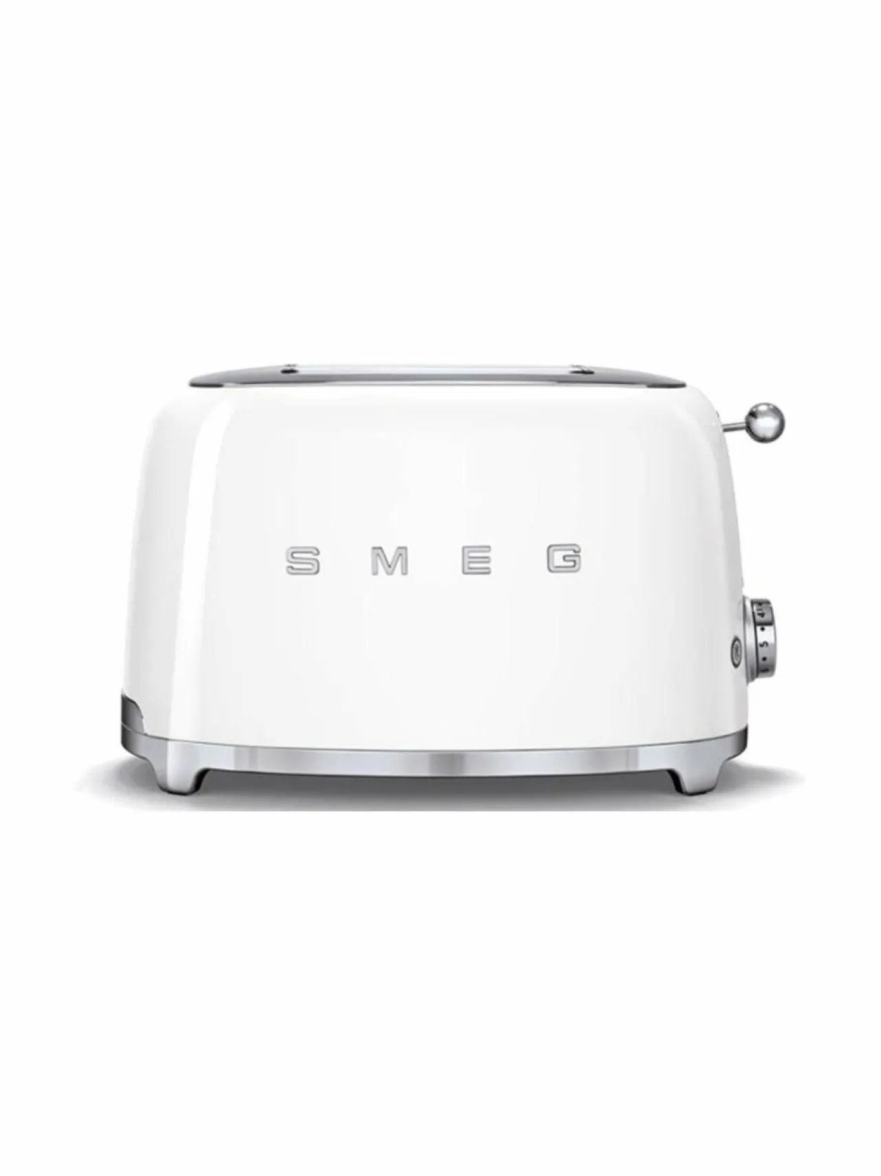 Leivänpaahtimet<Smeg TSF01WHEU-leivänpaahdin, 2 viipaleelle VALKOINEN