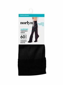 Sukat & Sukkahousut<Norlyn Tukipolvisukat 60 den 1210 BLACK