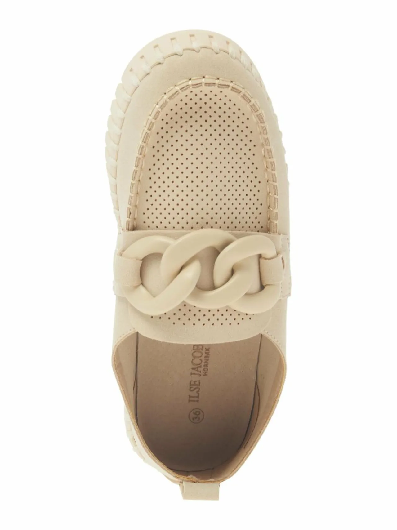 Avokkaat & Korkokengät<ILSE JACOBSEN Tulip Big Chain -loaferit 144144 KITT/KITT