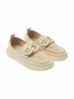 Avokkaat & Korkokengät<ILSE JACOBSEN Tulip Big Chain -loaferit 144144 KITT/KITT