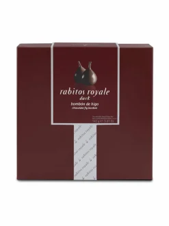 Rabitos Royale Tummalla suklaalla kuorrutetut kuivatut viikunat suklaakreemitäytteellä, 142 g^ Makeat Delituotteet