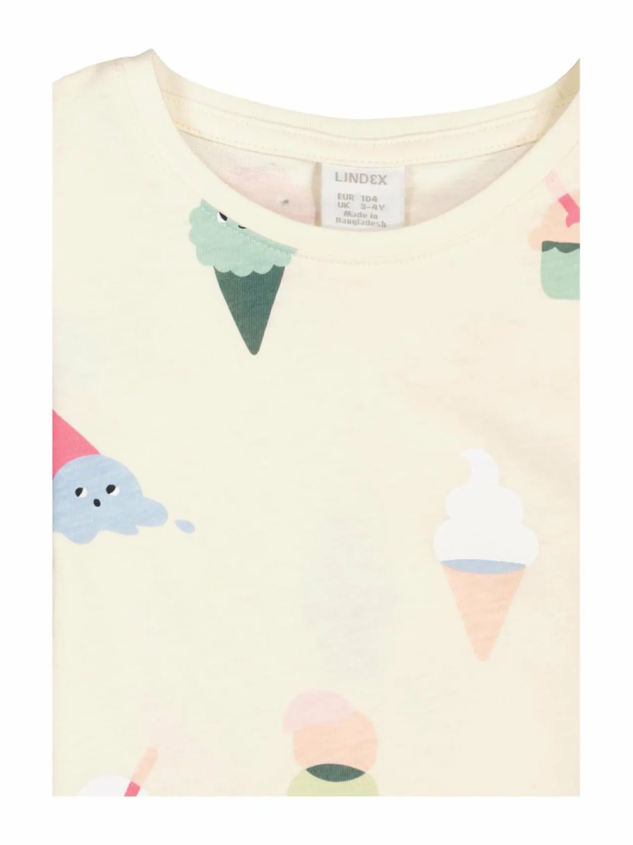 T-Paidat<Lindex Tunika 6728 WHITE