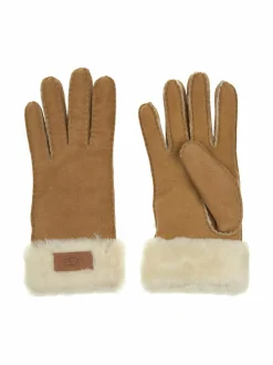 UGG Turn Cuff -nahkakäsineet^ Käsineet