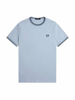 Paidat<Fred Perry Twin Tipped -paita Y58 LGHSMO/PTRBL/NY