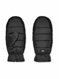 Käsineet<UGG fluff-lapaset BLK BLACK