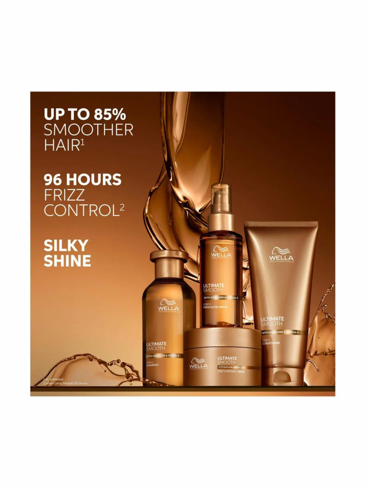 Hiustenhoitotuotteet<Wella Professional Care Ultimate Smooth Miracle Oil Serum -hiusöljy 100 ml