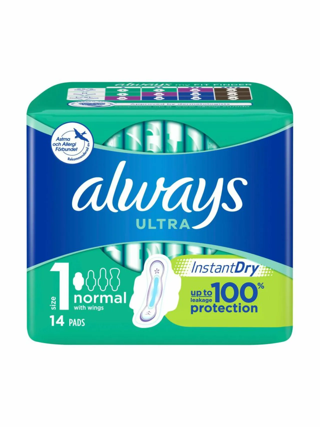 Intiimituotteet<Always Ultra Normal Plus -terveysside 14 kpl