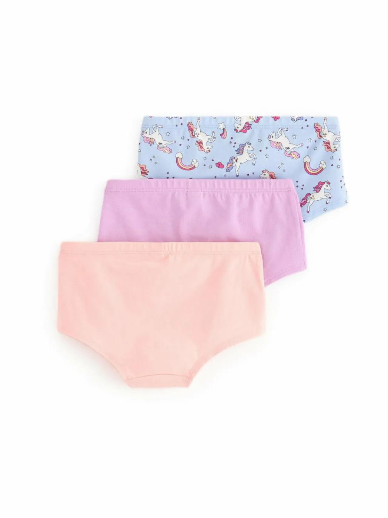 Alusvaatteet<Lindex Unicorn Hipster -alushousut 3-pack 6932 LIGHT PINK