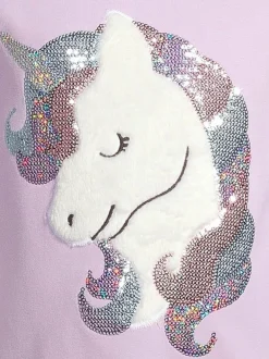 Pitkähihaiset Trikoopaidat<Lindex Unicorn-paita 7426 LIGHT LILAC
