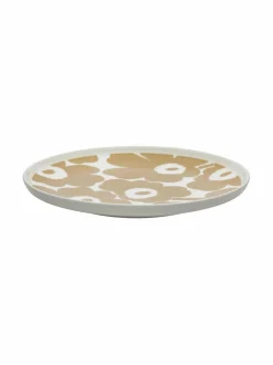 Tarjoiluastiat<Marimekko Unikko-lautanen 25 cm 180 WHITE, BEIGE