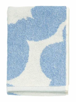 Kylpyhuonetekstiilit<Marimekko Unikko-pyyhe 150 CREAM ,SKY BLUE