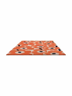 Matot<Marimekko Unikko-villamatto 132403 ORANGE RED