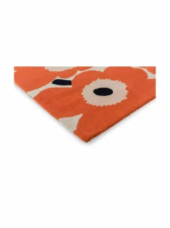 Matot<Marimekko Unikko-villamatto 132403 ORANGE RED