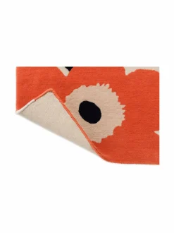 Matot<Marimekko Unikko-villamatto 132403 ORANGE RED