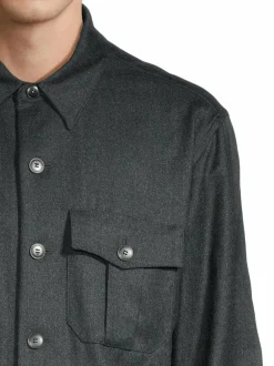 Bleiserit<Canali Unlined-paitatakki 111 GREY-BLUE
