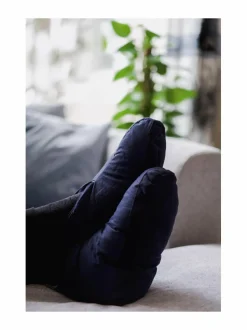 Peitteet & Tyynyt<Joutsen Untuvatossut DARK BLUE