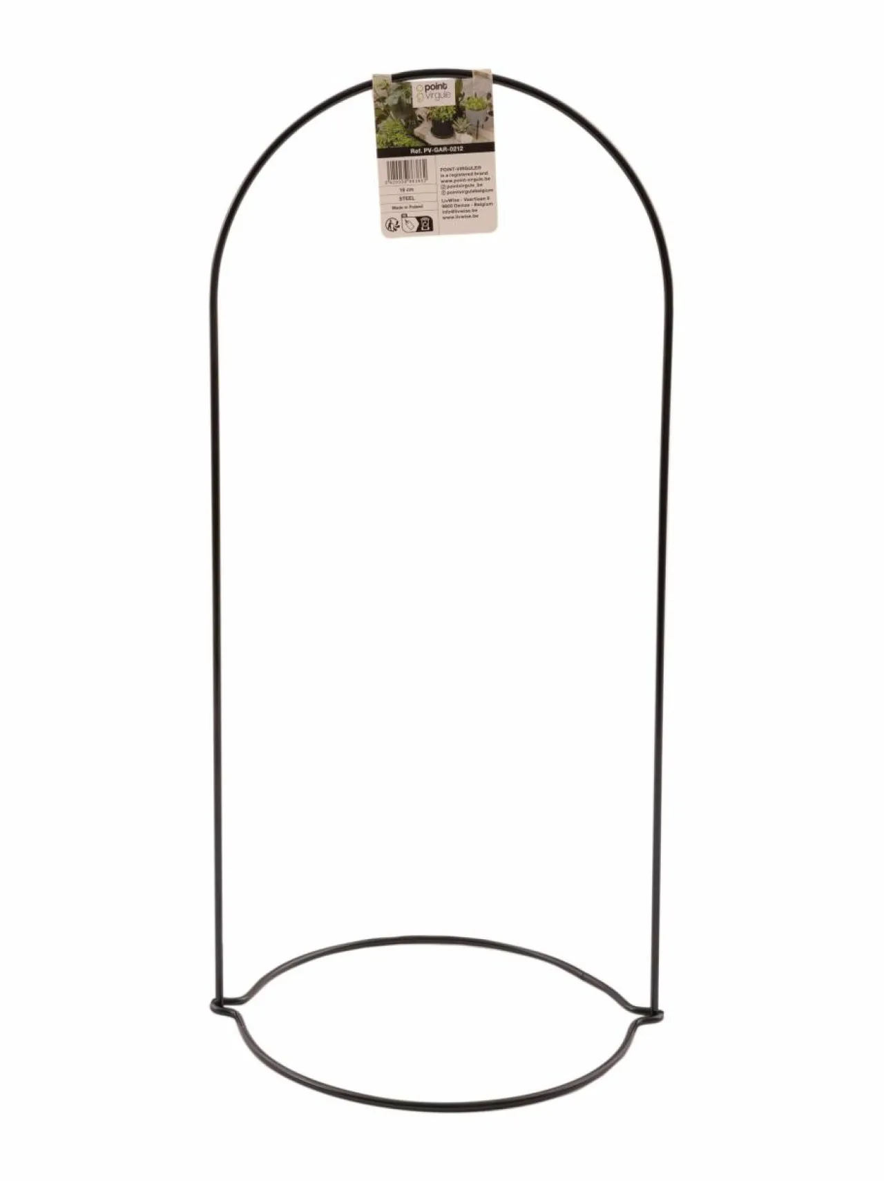 Ruukut & Istutusastiat<Point Virgule Urban Jungle Large -kasviripustin Ø 18 cm BLACK