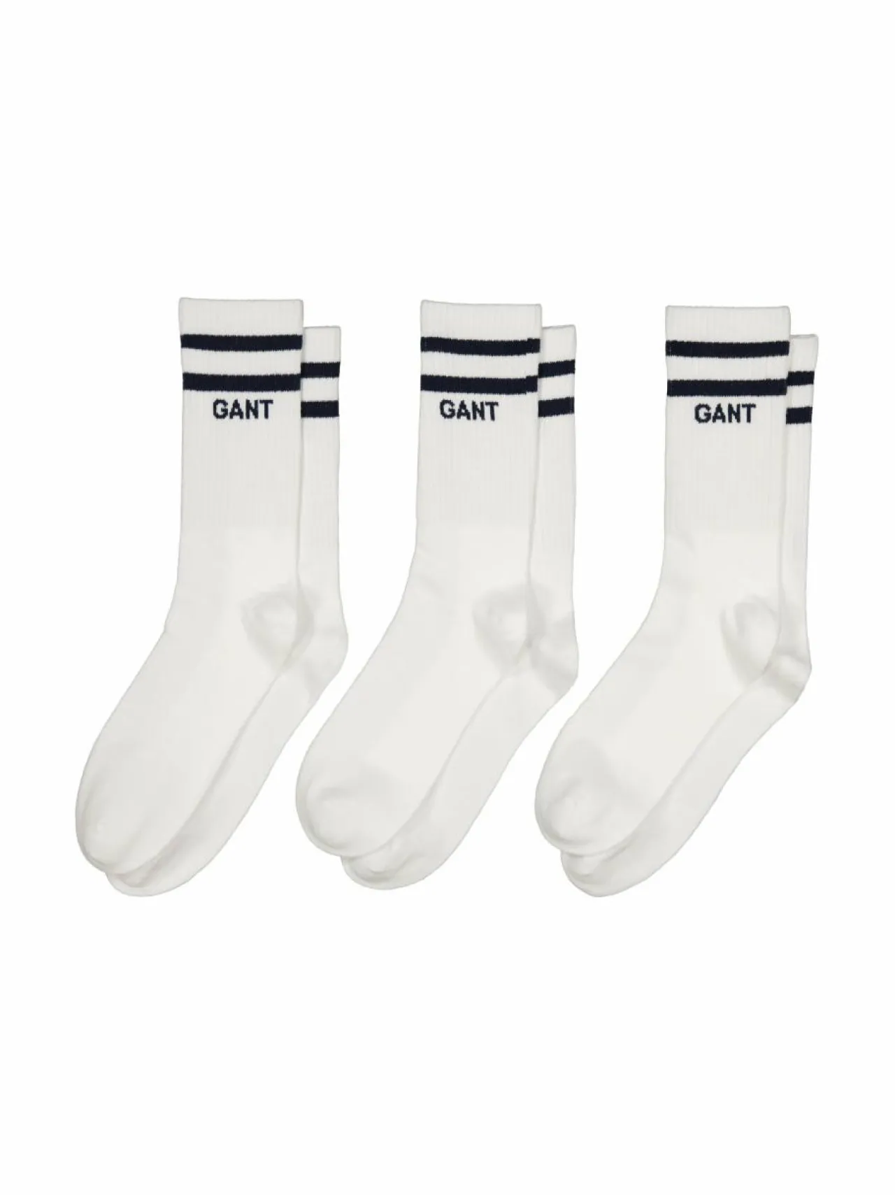 Sukat & Sukkahousut<GANT Urheilusukat 3-pack WHITE