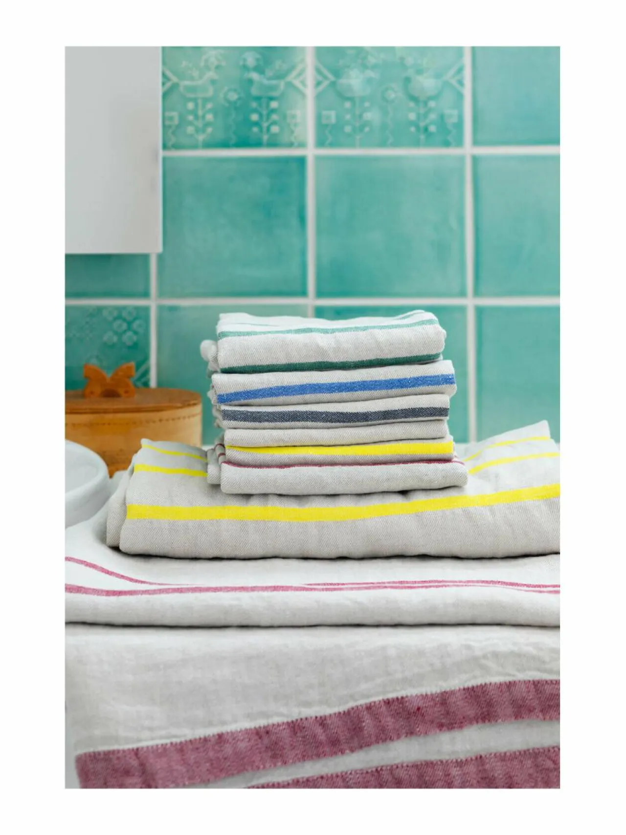 Kylpyhuonetekstiilit<Lapuan Kankurit Usva-pellavapyyhe 7 LINEN-YELLOW