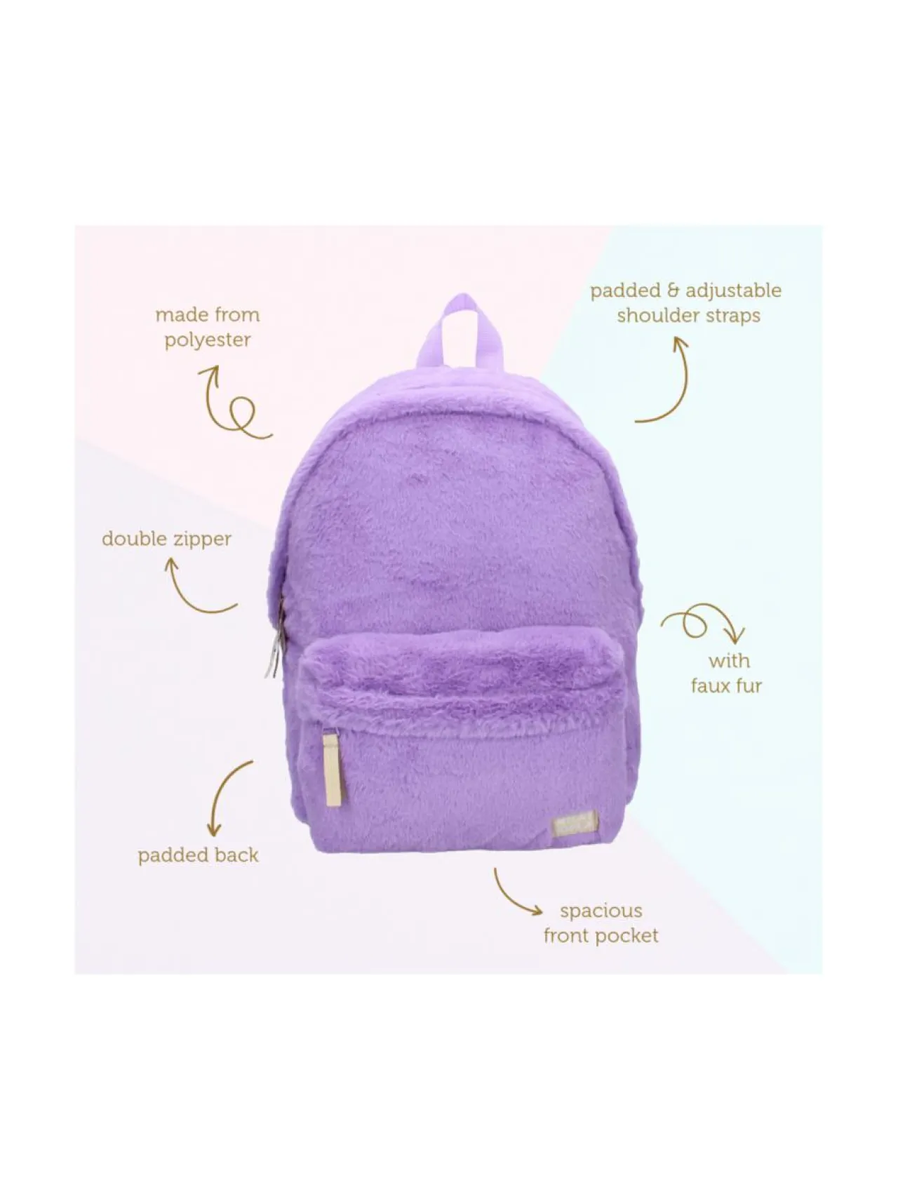 Luovuus & Oppiminen<VADOBAG Reppu Milky Kiss the Wow Factor, violetti