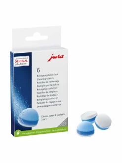 Kahvin- & Vedenkeittimet<Jura 3-vaiheiset puhdistustabletit WHITE